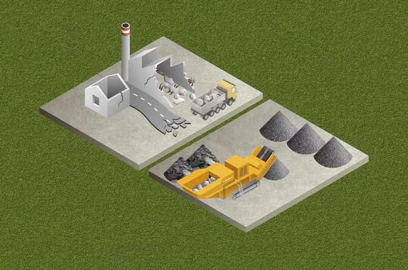Image: Recybéton® et béton de recyclage