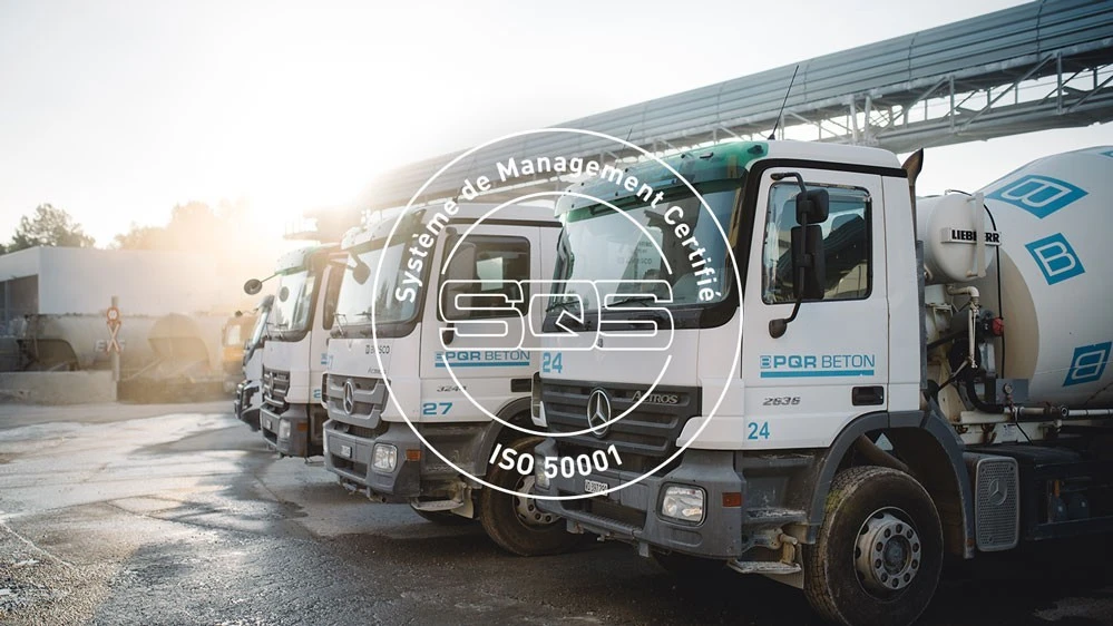 Image: PQR Béton obtient la certification ISO 50001